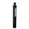 Lighted Address Post With Decorative Finial 