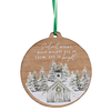 Ornament Wooden Church Silent Night