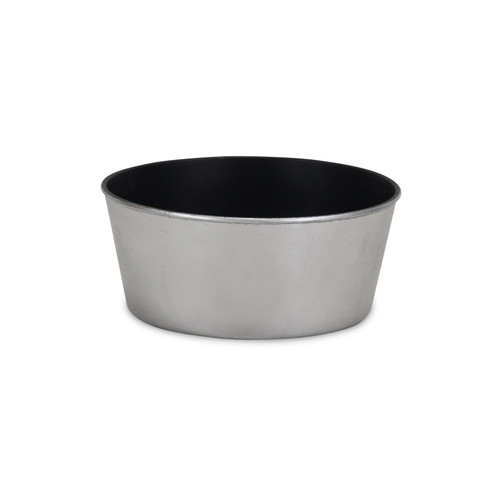 10" Silver Recycled Plastic Indoor Outdoor Round Pot Planter - 608219076504