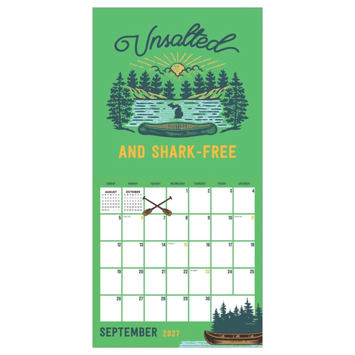 2027 Home: Michigan Wall Calendar