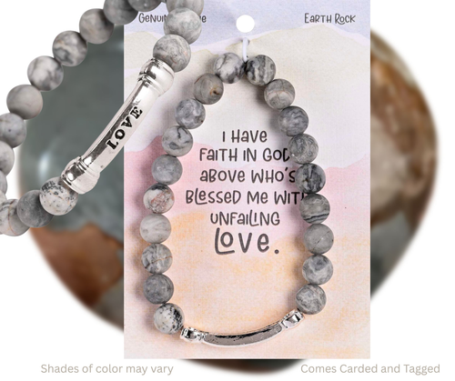 Bracelet Love Earth Rock Gem Stone