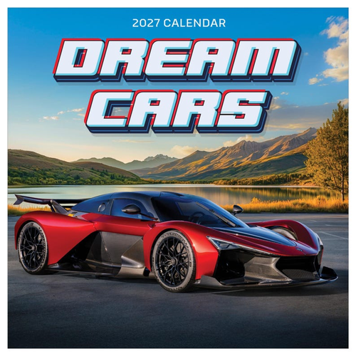 2027 Dream Cars Wall Calendar