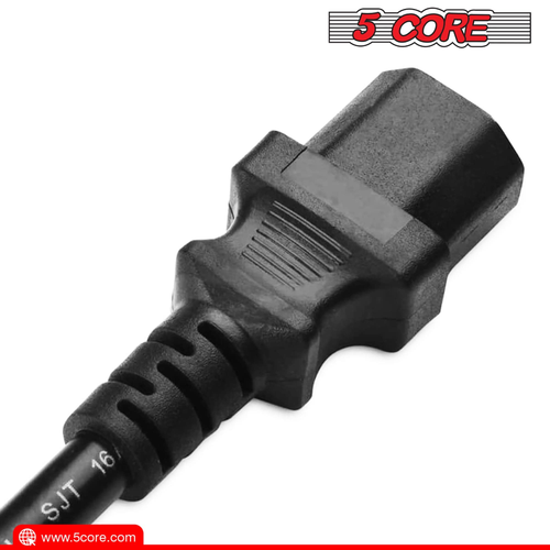 AC Power Cord 10Ft 2 Prong US Male to Female Extension Adapter 16AWG/2C 125V 13A