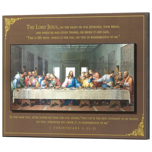 Stacked Wall Plaque The Last Supper