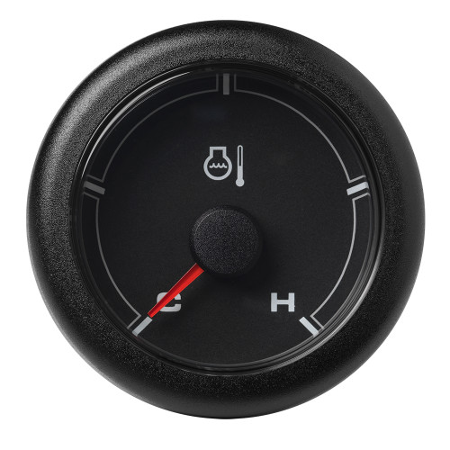 Veratron 52MM (2-1/16") OceanLink Coolant Temperature Gauge (250°F) - Black Dial & Bezel - 7640178721081