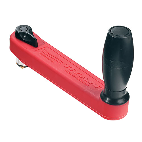 Lewmar 10" Red Titan Locking Winch Handle - 743683228223