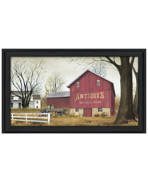 Antique Barn 7 Black Framed Print Wall Art - 606114035893