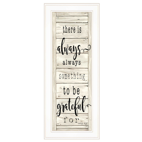 Be Grateful Collection 1 White Framed Print Wall Art - 606114045496