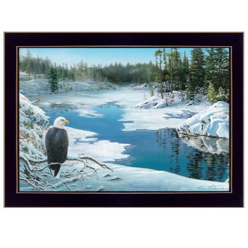 The Lookout 1 Black Framed Print Wall Art - 606114161332