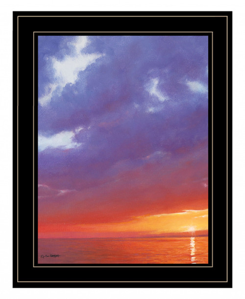 Certain Glow 3 Black Framed Print Wall Art - 606114053880