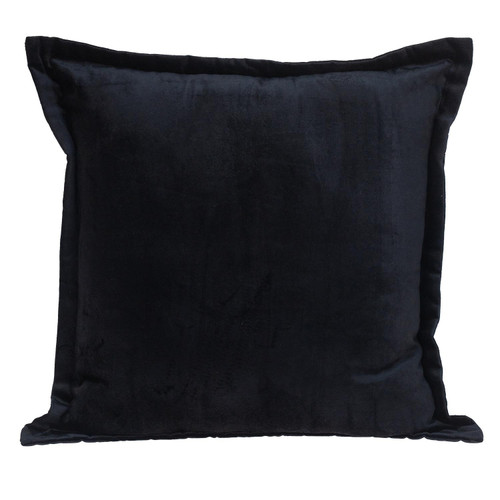 Premier 20" Soft Touch Jet Black Solid Color Accent Pillow - 808230110687