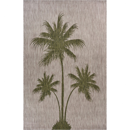 2’ X 3’ Green Palm Tree Indoor Outdoor Scatter Rug - 808230039001