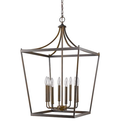 Kennedy 8-Light Oil-Rubbed Bronze Foyer Pendant - 808230007079