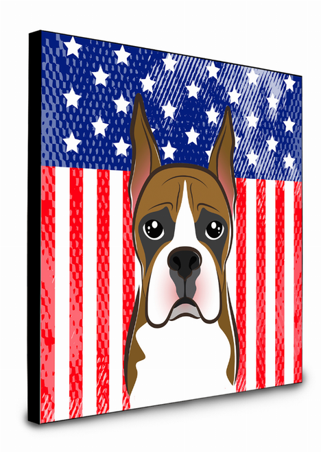 American Flag and Dog Artwork Wall Panel - 194030235164