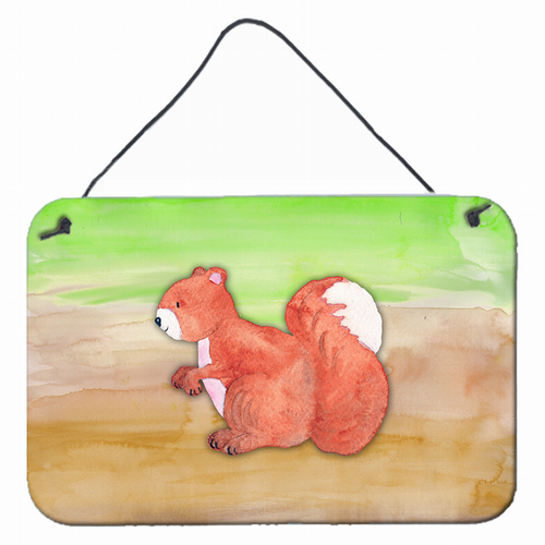 Squirrel Watercolor Wall or Door Hanging Prints - 638508845344