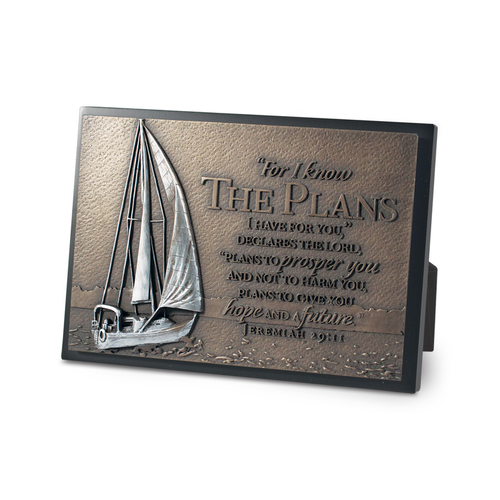 SculpturePlaque Moments Of Faith Boat - 667665207610