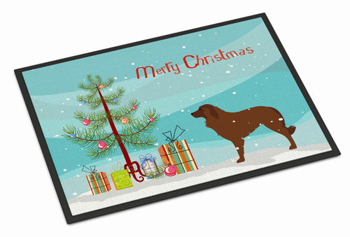 Merry Christmas Tree Dog Art Indoor or Outdoor Mat - 638508472083