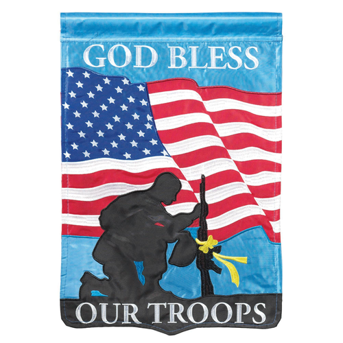 Flag Dbapp Garden God Bless Our Troops - 603799101929