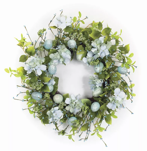 Egg/Floral Wreath 22"D Foam - 746427741767