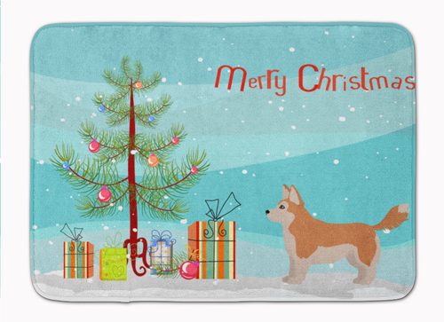 Christmas Tree Dog Art Machine Washable Memory Foam Mat - 194030039212