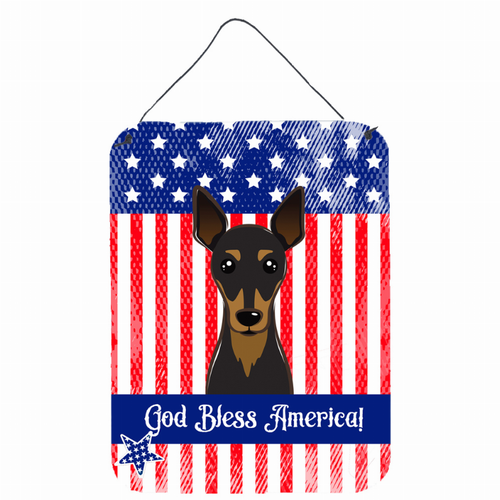 American Flag Design with Dog Wall or Door Hanging Prints - 638508213273