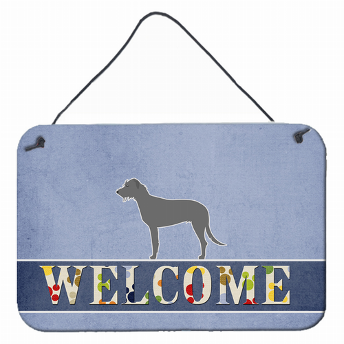 Welcome Sign with Dog Wall or Door Hanging Prints - 638508692993