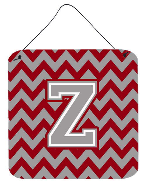 Monogram Letter Chevron Wall or Door Hanging Prints - 638508295101