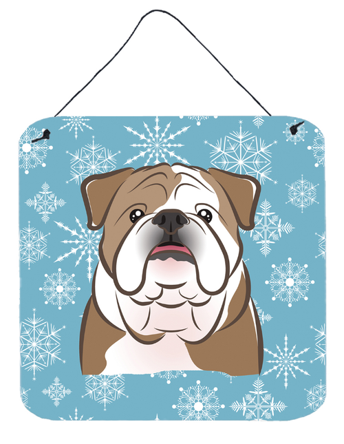 Snowflake Design with Dog Art Wall or Door Hanging Prints - 638508109392