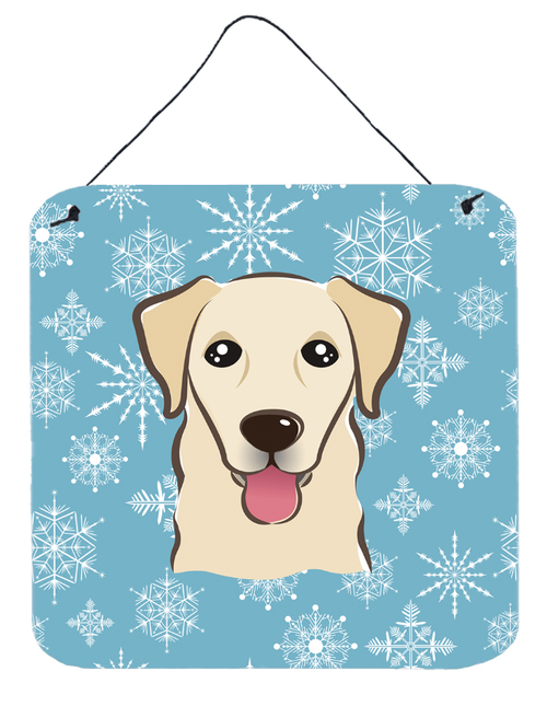 Snowflake Design with Dog Art Wall or Door Hanging Prints - 638508109729