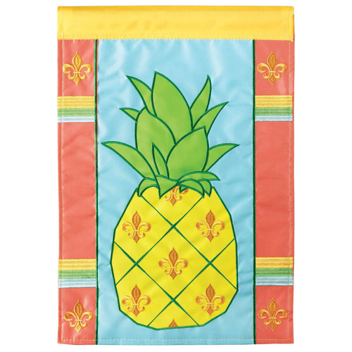 Pineapple Fleur De Lis Yellow - 603799937276