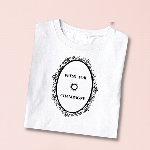 "Press for Champagne" Tee - 000884236544