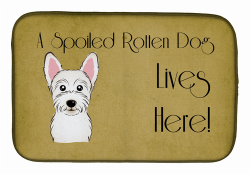 Spoiled Dog Lives Here Dish Drying Mat - 652259250950