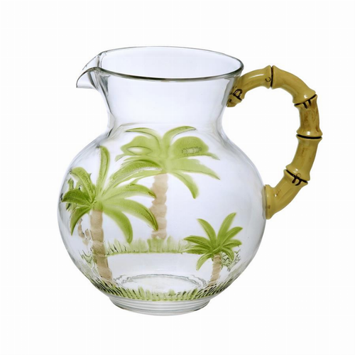 Acrylic Serving Pitcher with Bamboo Handle 3 qt - 876770000829