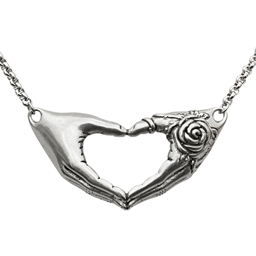 Friendship Necklace with a rose tattoo Necklace - 734130257644