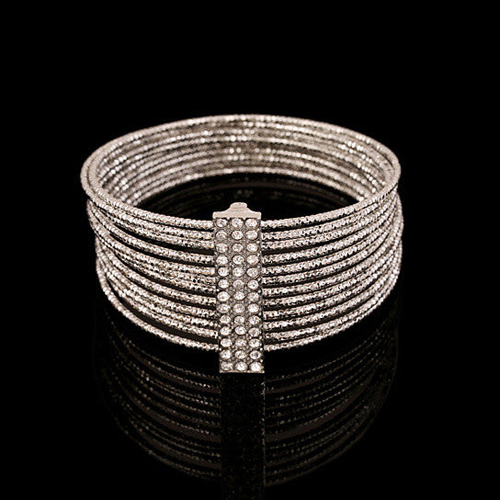 Luxor Crystal Bangles 12 Of Them Together - 723466545297