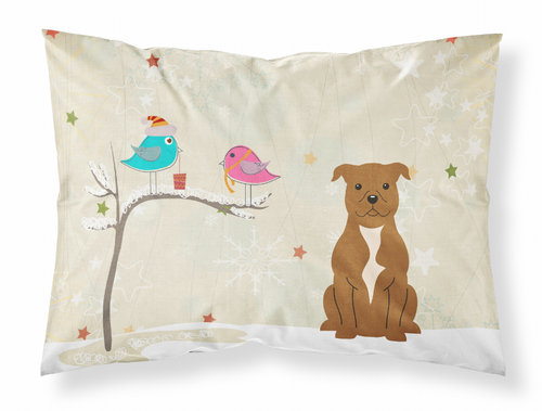 Christmas Presents between Friends Dog Fabric Standard Pillowcase - 638508422668