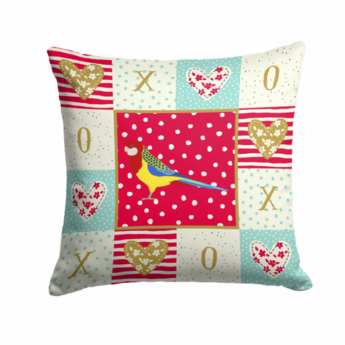 Birds Art Love Fabric Decorative Pillow - 194030142080