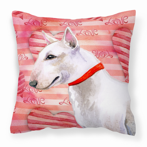 Dog With Love Stripes Fabric Decorative Pillow - 652259222568