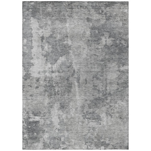 8' X 10' Gray Abstract Washable Non Skid Indoor Outdoor Area Rug 8' X 10' Gray Abstract Washable Non Skid Indoor Outdoor Area Rug