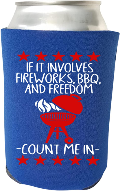Patriotic Can Coolers