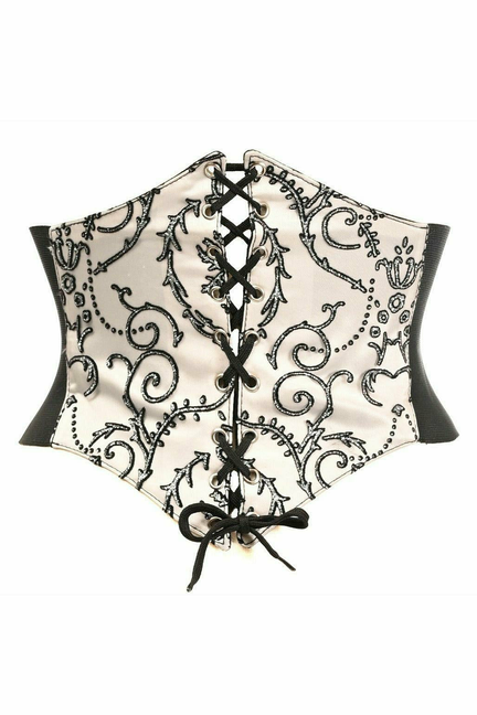Lavish Embroidered Corset Belt Cincher