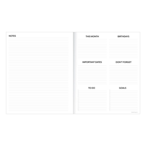 2027 Pom Poms Large Monthly Planner