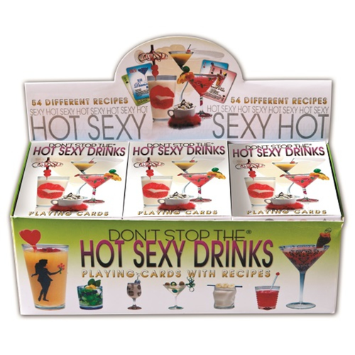 Hot Sexy Drink Recipe Playing Cards CDU