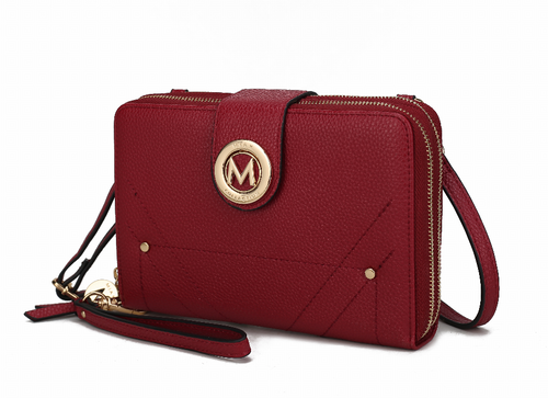 Sage Cell-phone - Wallet Crossbody Bag with Optional Wristlet