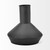 Shallow Rustic Black Metal Decorative Jug - 808230023482