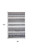 5' X 8' Gray Silver And Black Wool Striped Hand Knotted Stain Resistant Area Rug - 606114686439