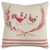 Red Distressed Farmhouse Throw Pillow - 808230115316