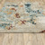 8' X 10' Beige And Blue Abstract Power Loom Stain Resistant Area Rug - 606114620341