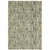 8' X 10' Green Blue Ivory Beige And Light Blue Abstract Power Loom Stain Resistant Area Rug - 606114610588