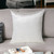 Classic 18" Solid Color White Soft Touch Throw Pillow - 808230110571